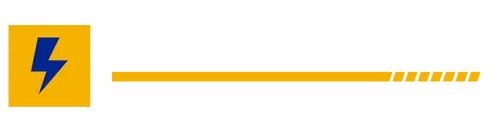 Logotipo RK Baterias Santos - raio